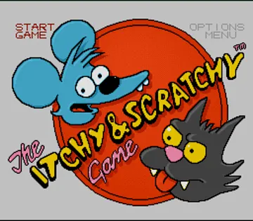 Itchy & Scratchy Game, The (USA) screen shot title